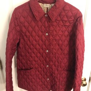 L.L.Bean Diamond Quilted Riding Jacket
